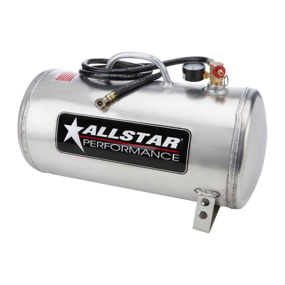 Aluminum Air Tank 9x20 Horizontal 5 Gallon. Picture 1