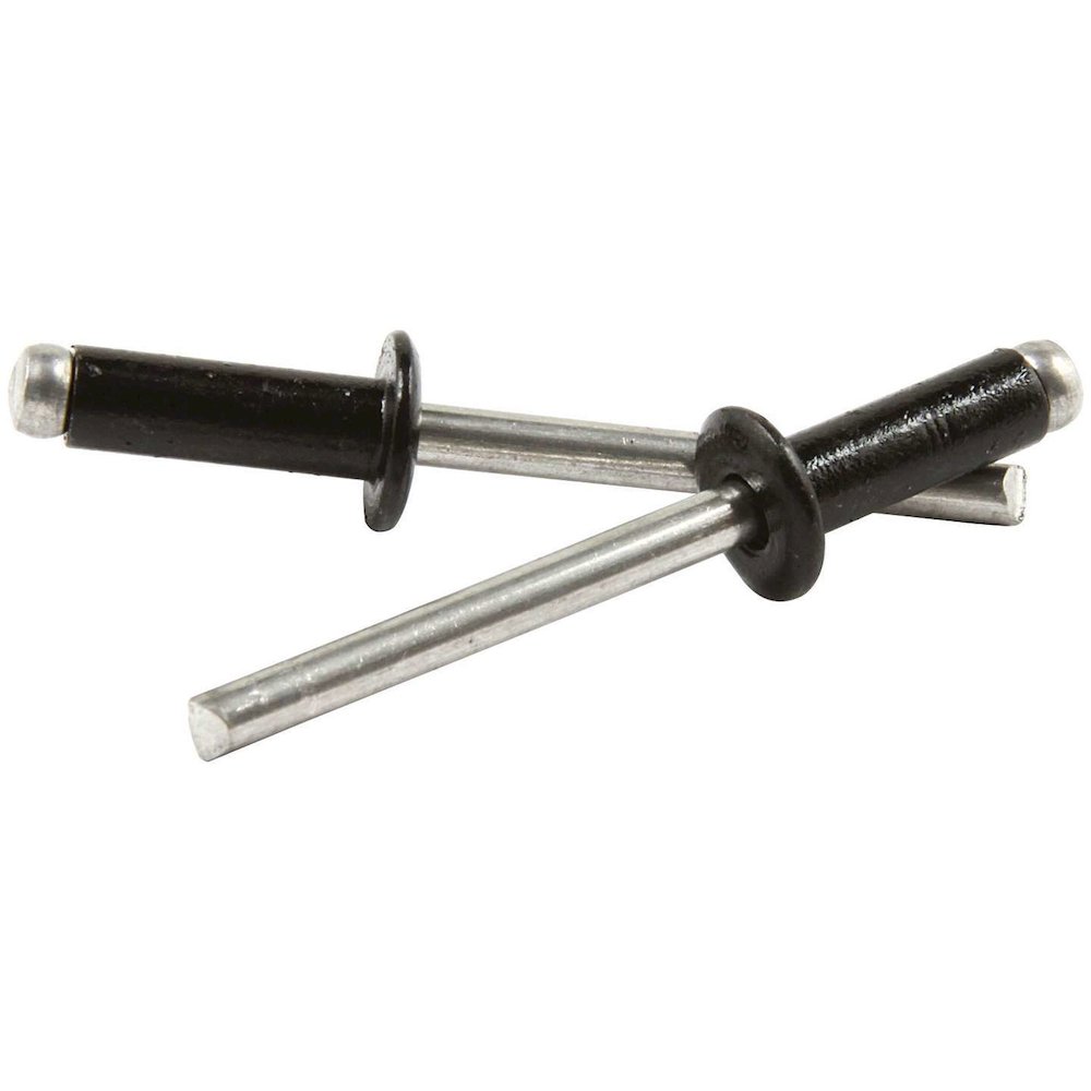 Sm Hd Rivet Black Alum 250pk. Picture 1