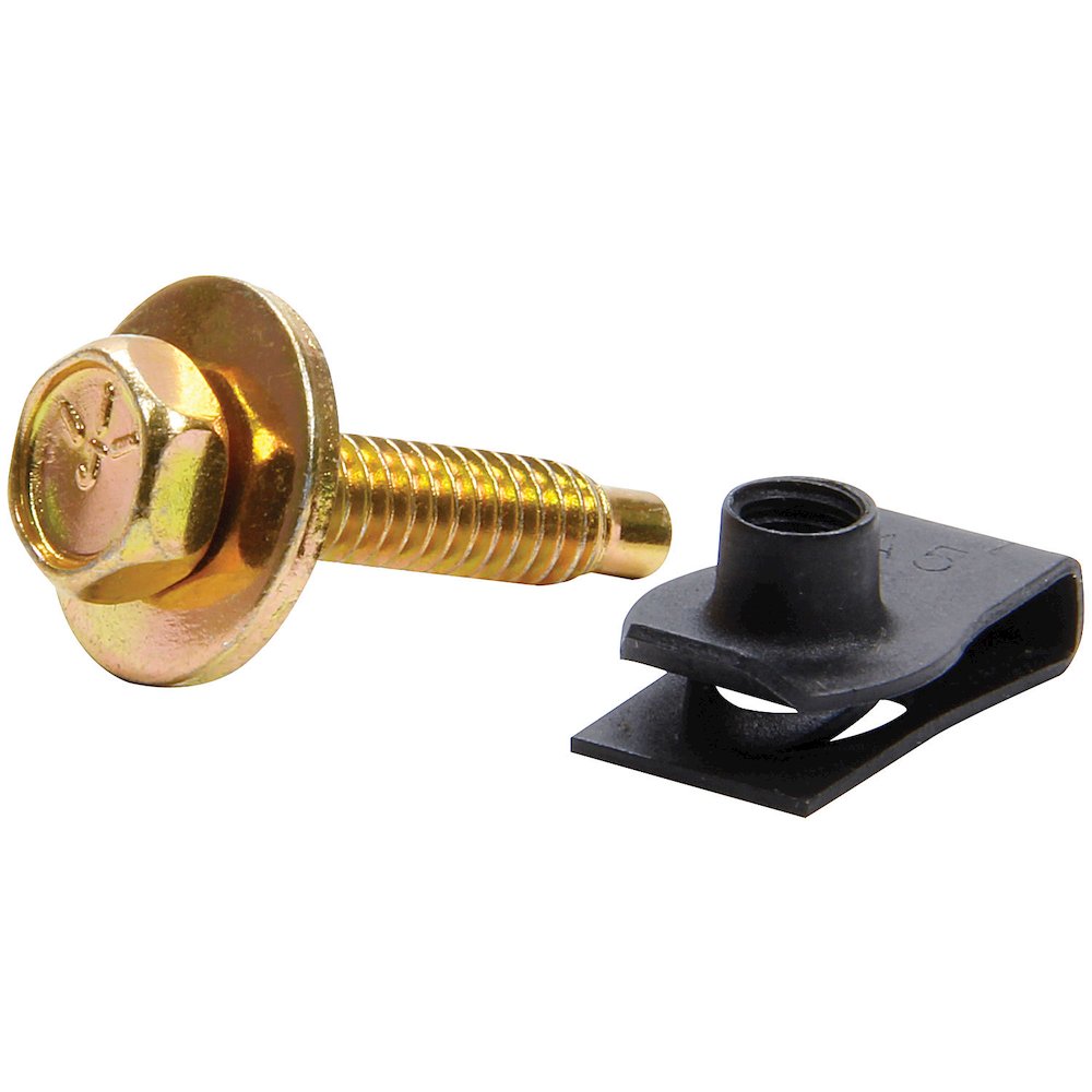Body Bolt Kit w/ Clips 50pk Gold. Picture 1