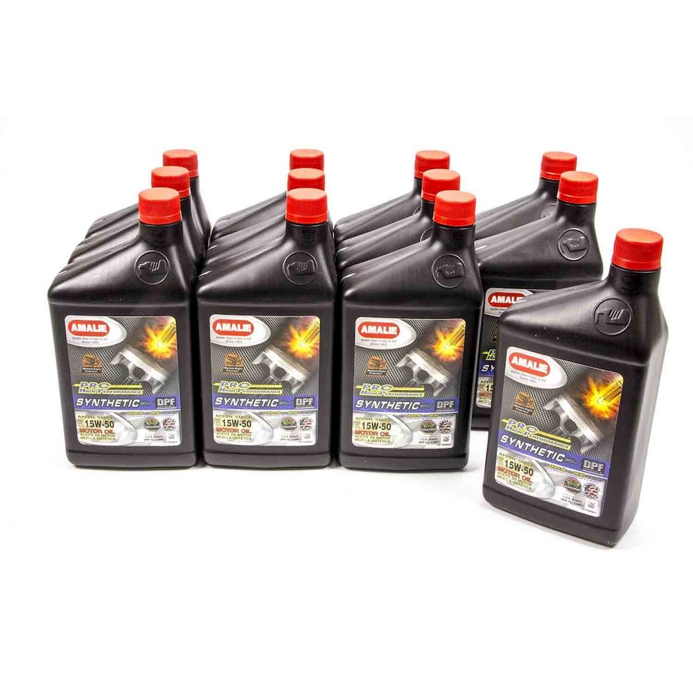 PRO HP Syn Blend 15w50 Oil Case 12x1Qt. Picture 1