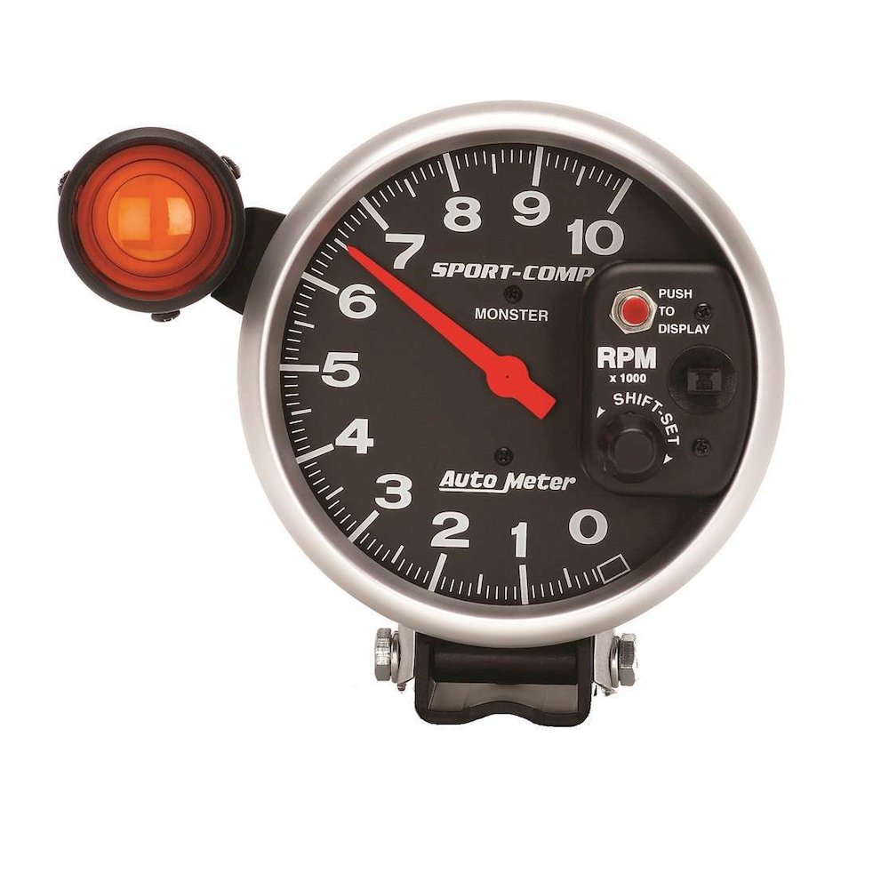 5in Sport Comp Monster Tach w/Shift Light. Picture 1