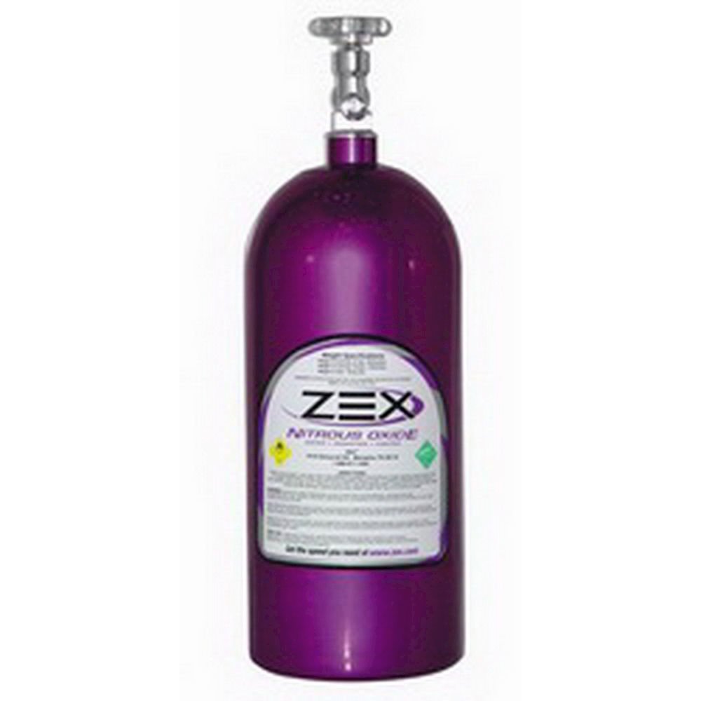 10lb. Nitrous Bottle w/ Valve - Purple. Picture 1