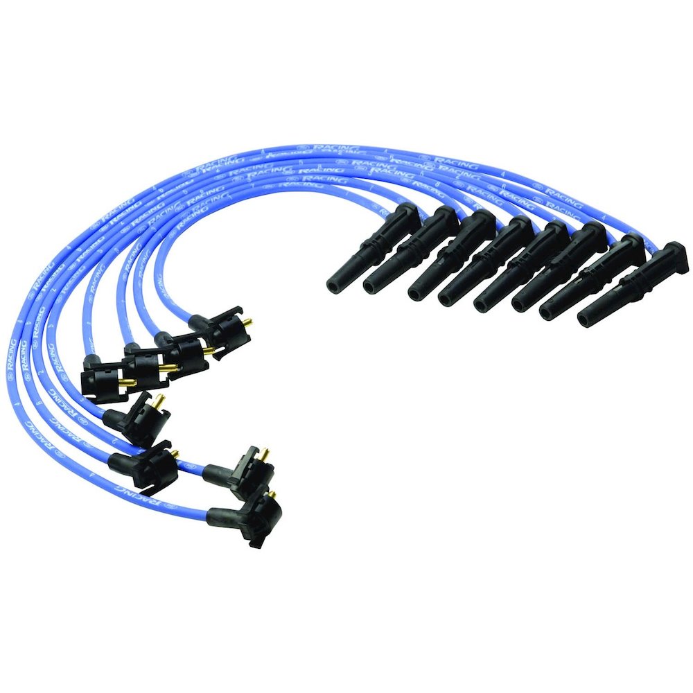 4.6L 2V Blue Spark Plug Wires. Picture 1