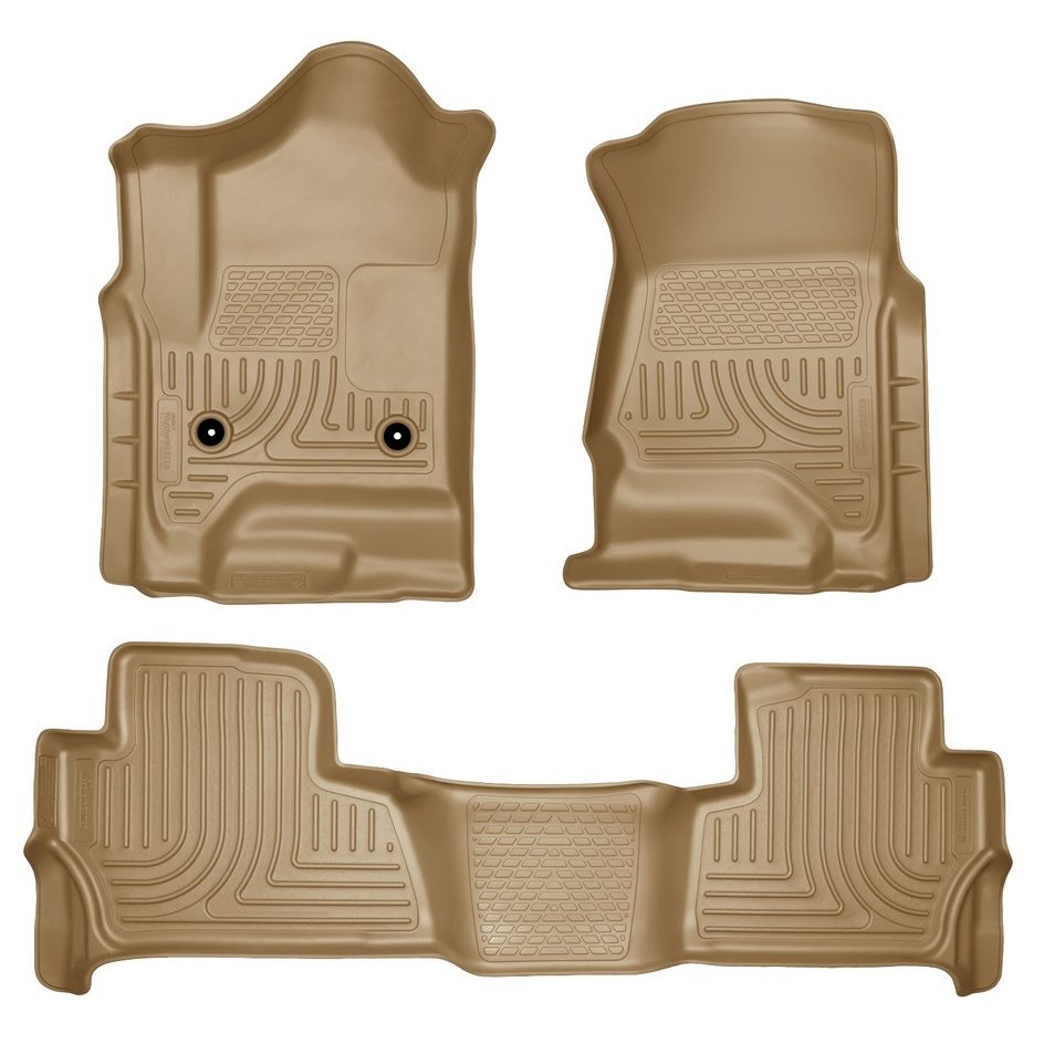 15-   Tahoe Floor Liners Tan. Picture 1