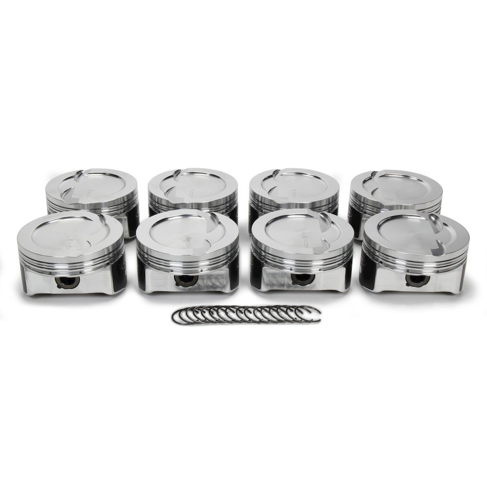 LS 6.0/6.2L Dish Forged Piston Set 4.000 Bore. Picture 1