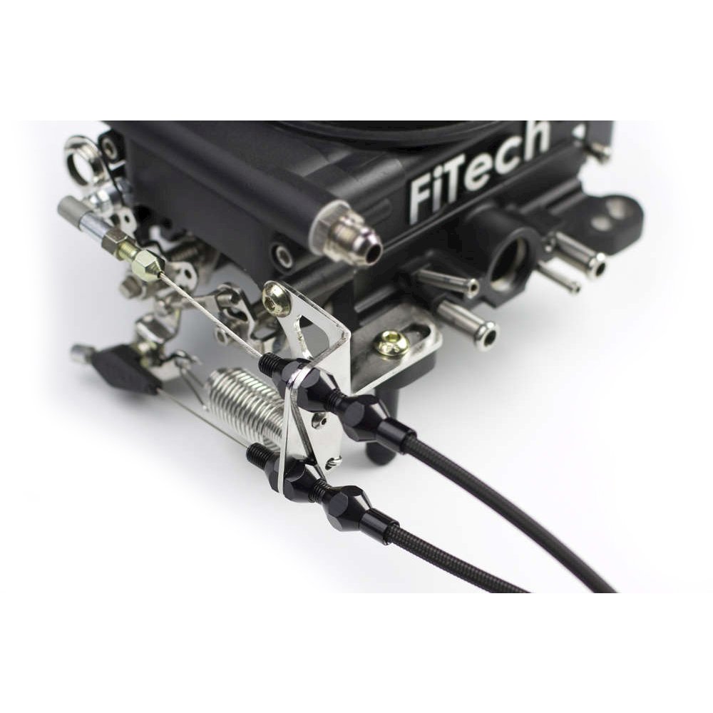 Throttle Cable Bracket Stainless FiTech. Picture 1