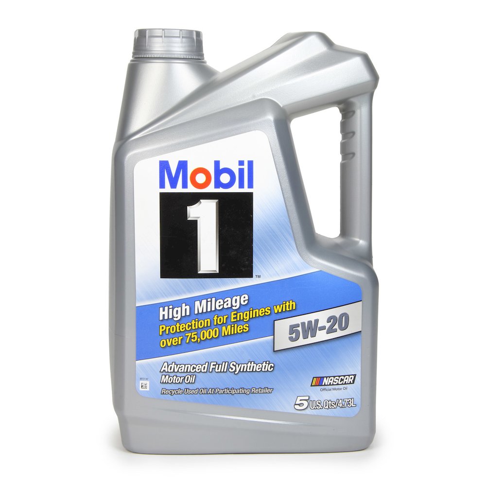 5w20 High Mileage Oil 5 Qt Bottle. Picture 1