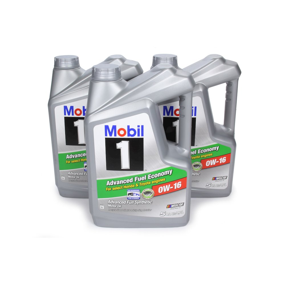 Mobil 1 Synthetic Oil 0w16 Case 3x5 Quart Jug. Picture 1