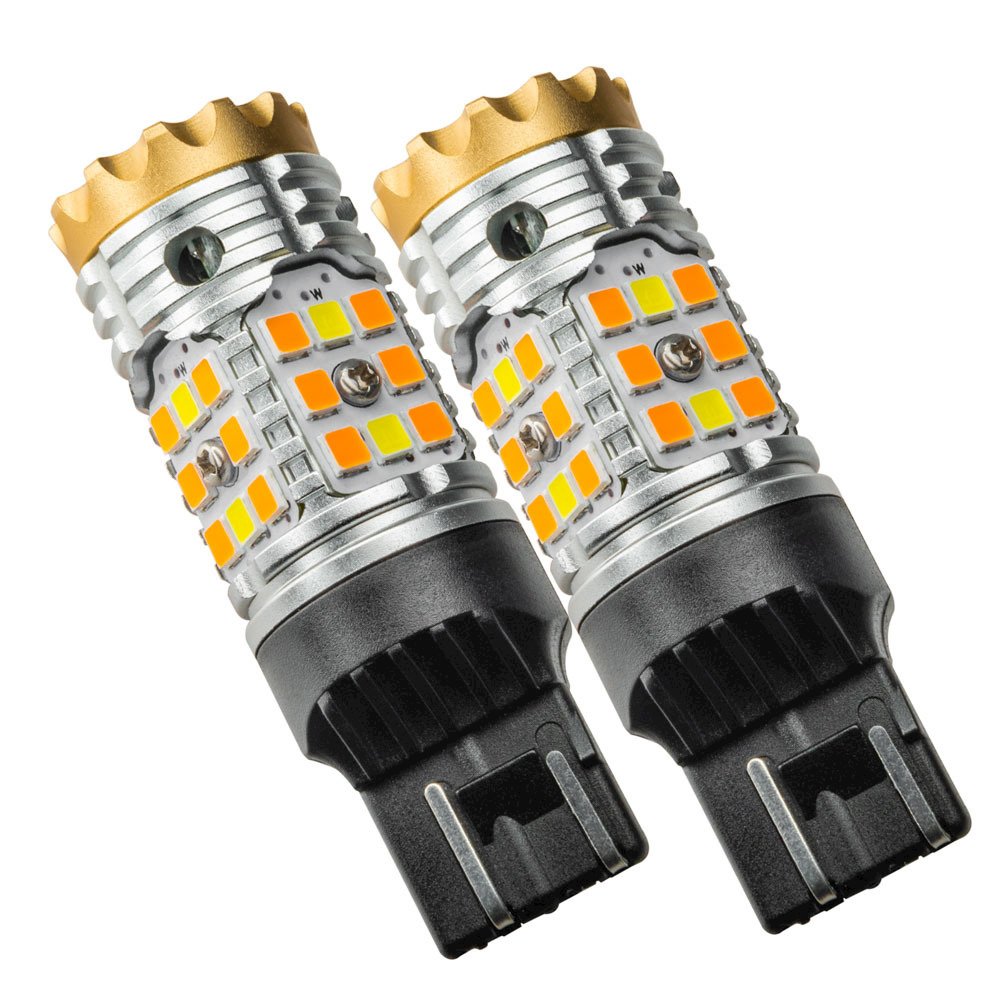 7443-CK LED Bulb Pair Switchback High Output. Picture 1