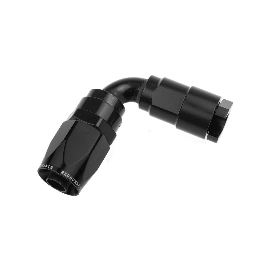 6AN to 3/8 EFI Adapter Quick Disconnect Black. Picture 1