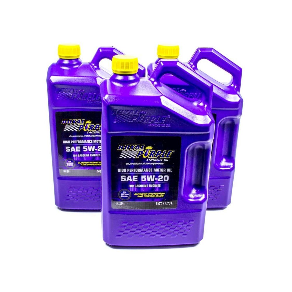 5W20 Multi-Grade SAE Oil 3x5-qt Bottles. Picture 1