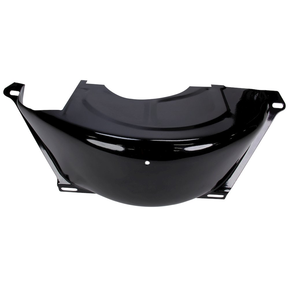 GM 700R4 Flywheel Dust Cover- Black. Picture 1