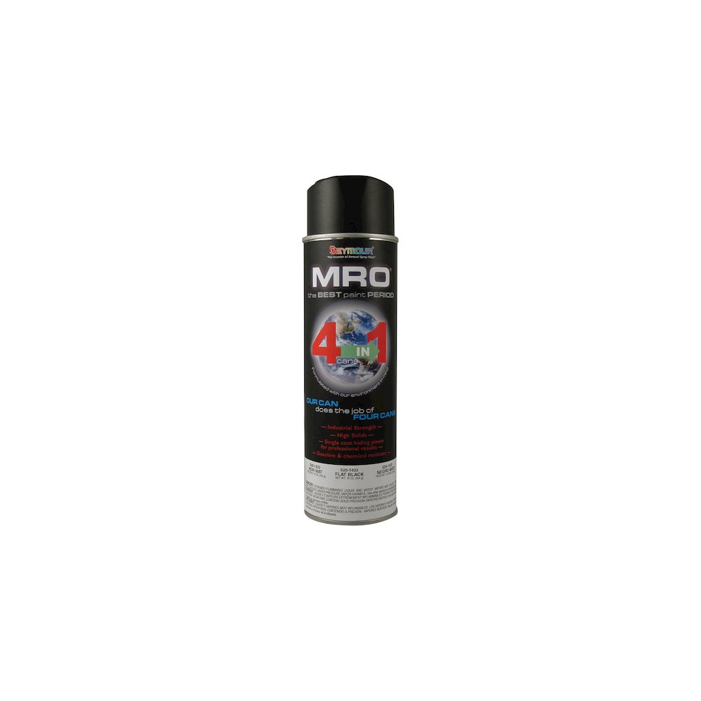 Flat Black Spray Paint Can 16oz.. Picture 1