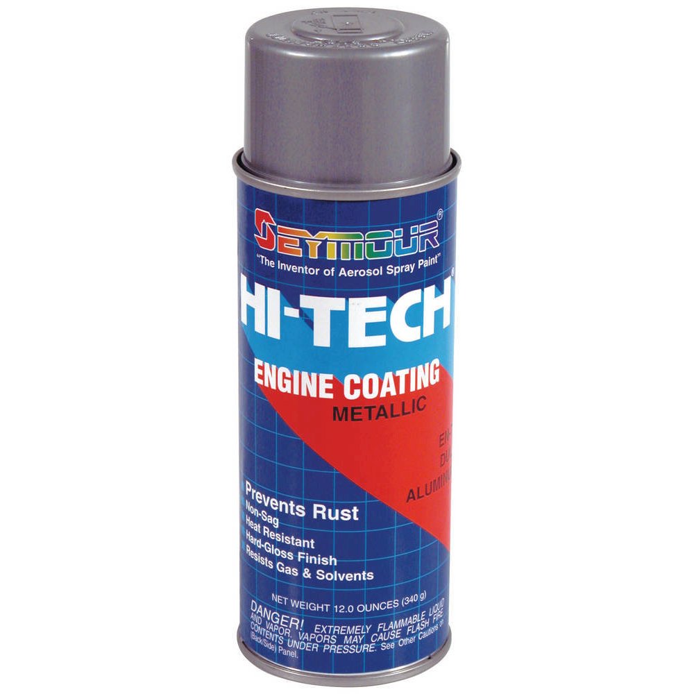 Hi-Tech Engine Paints Dull Aluminum. Picture 1