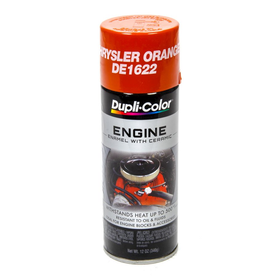 Chrysler Orange Engine Paint 12oz. Picture 1