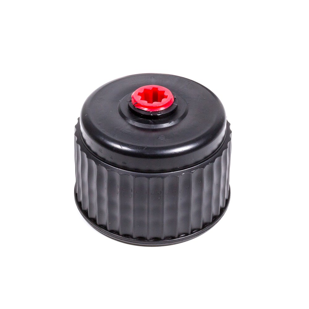 Utility Jug Lid w/ Hose Adapter Boss. Picture 1