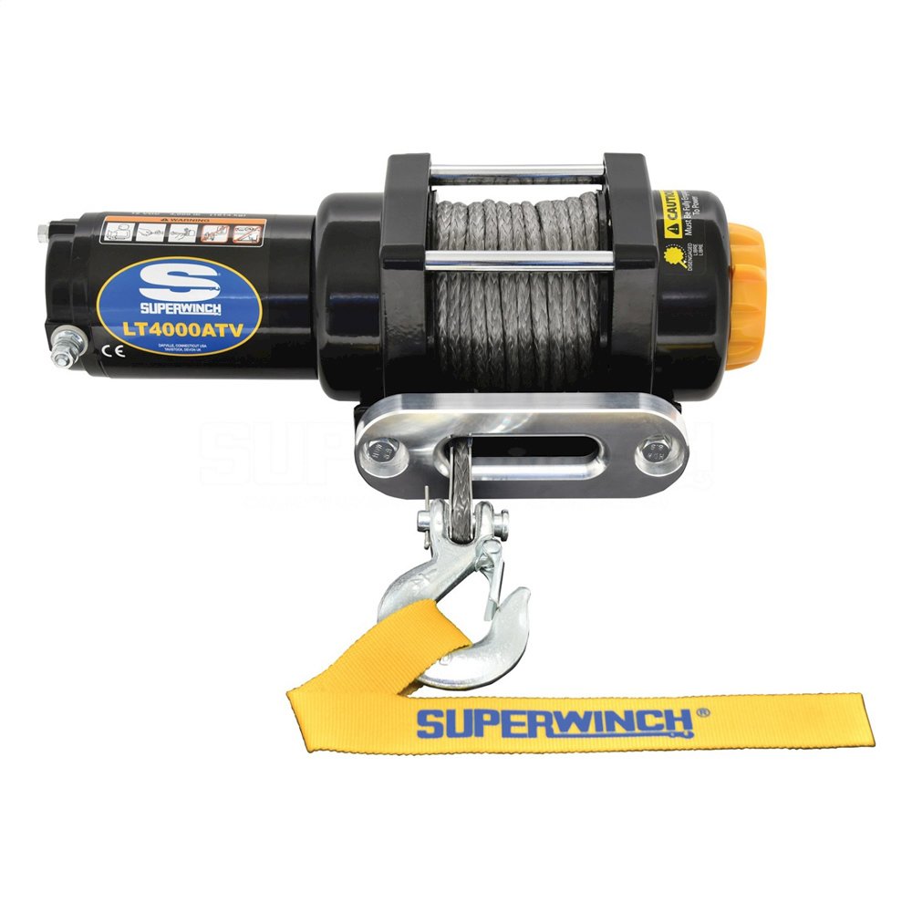 LT4000SR Winch 4000lb Winch Synthetic Rope. Picture 1