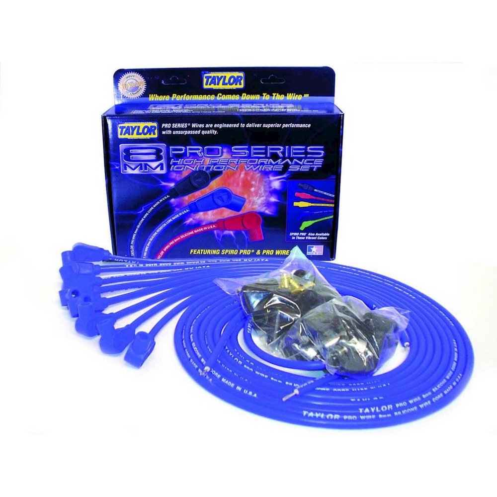 8mm Blue Pro Wire 90 Dgr. Picture 1