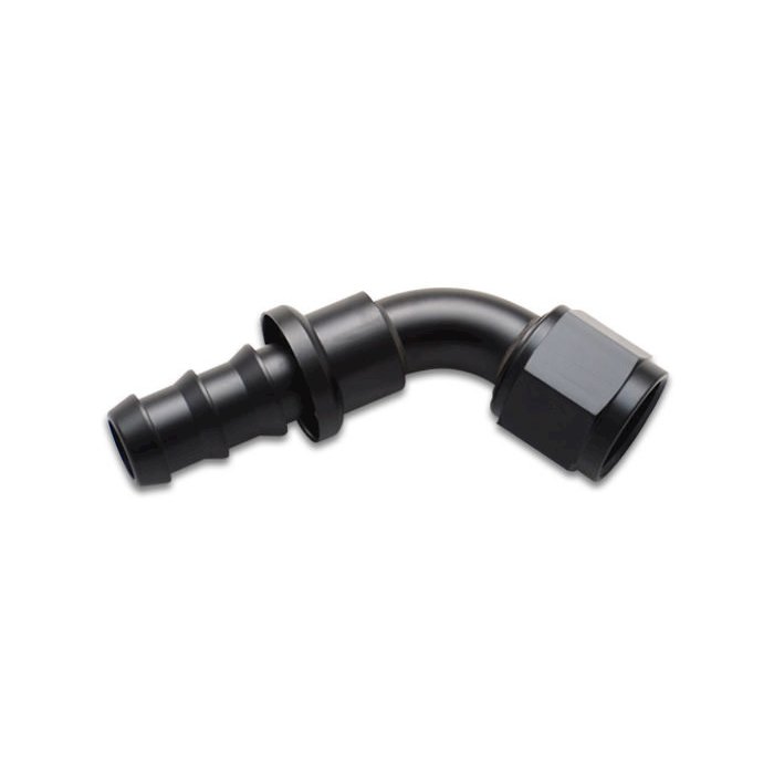 Push-On 60 Degree Hose End Elbow Fitting -8. Picture 1