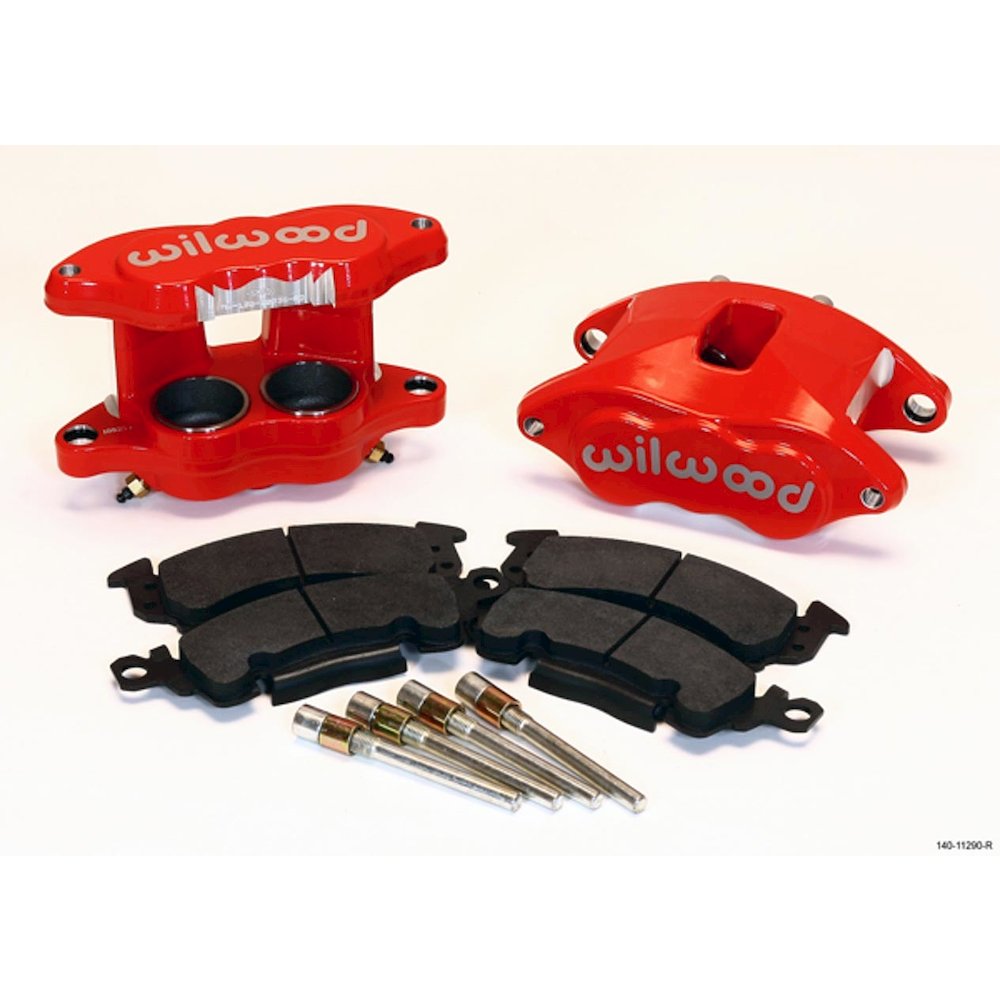 Front Caliper Kit D52 / Big GM Red Powdercoat. Picture 1