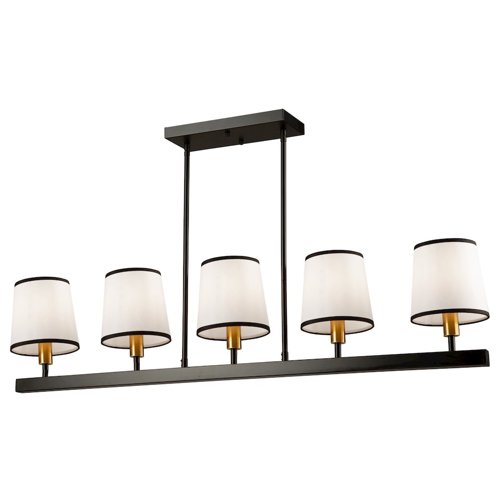 Coco 5 Light Island Black and Gold. Picture 1