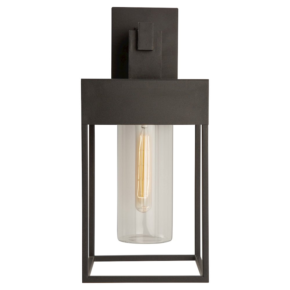 Weybridge 1Light Outdoor Wall Light Black. Picture 4