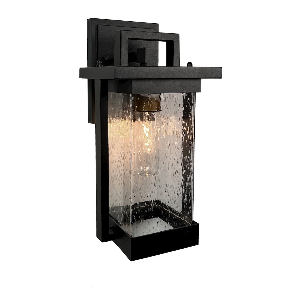 Port Charlotte Outdoor Wall Sconce Matte Black. Picture 3