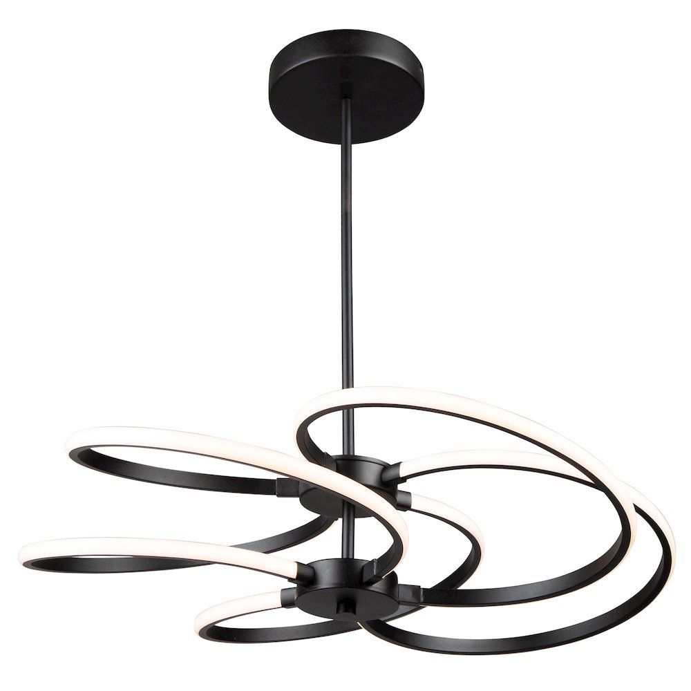 Equinox 40W LED Pendant Black. Picture 1
