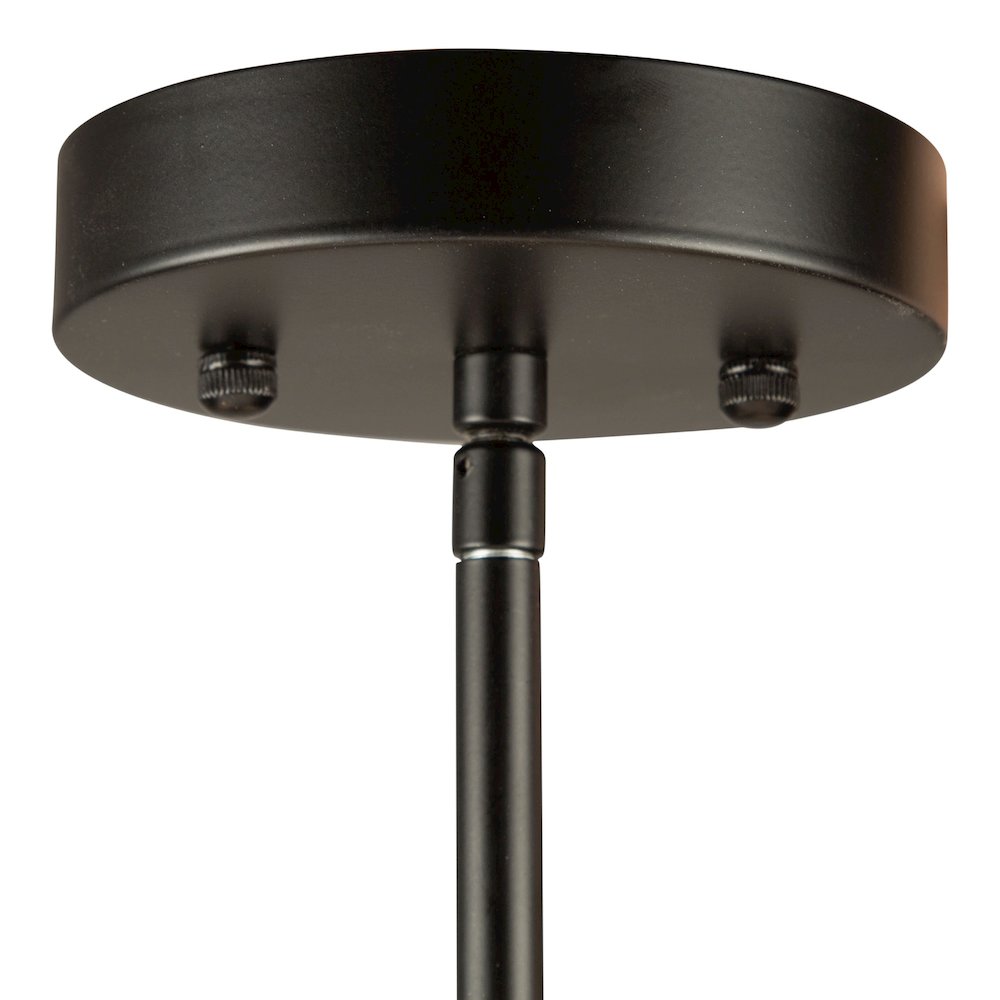 Rhythm 5 Light Chandelier Black. Picture 4