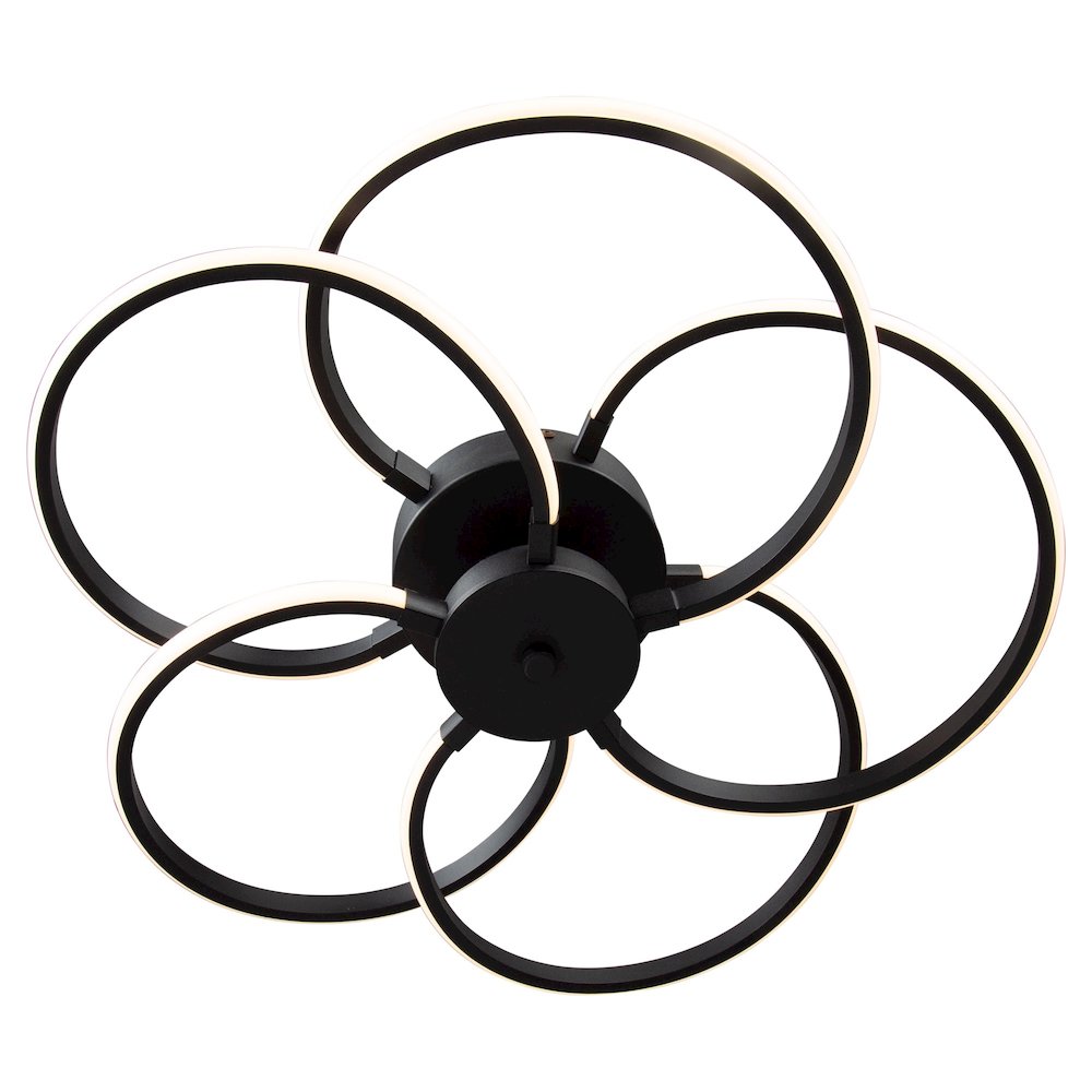 Equinox 30W LED Flush Mount Black. Picture 6