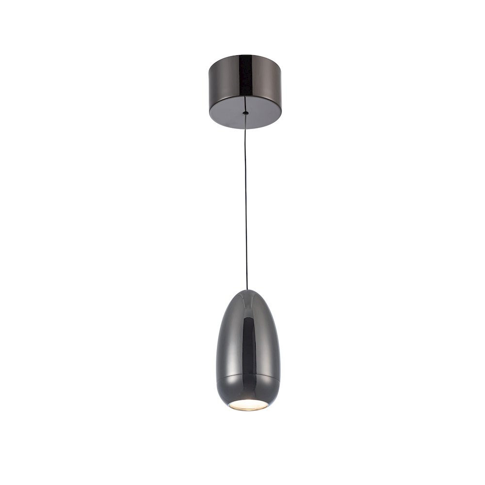 Royal Pearl Collection Integrated LED Pendant, Gun Metal. Picture 1