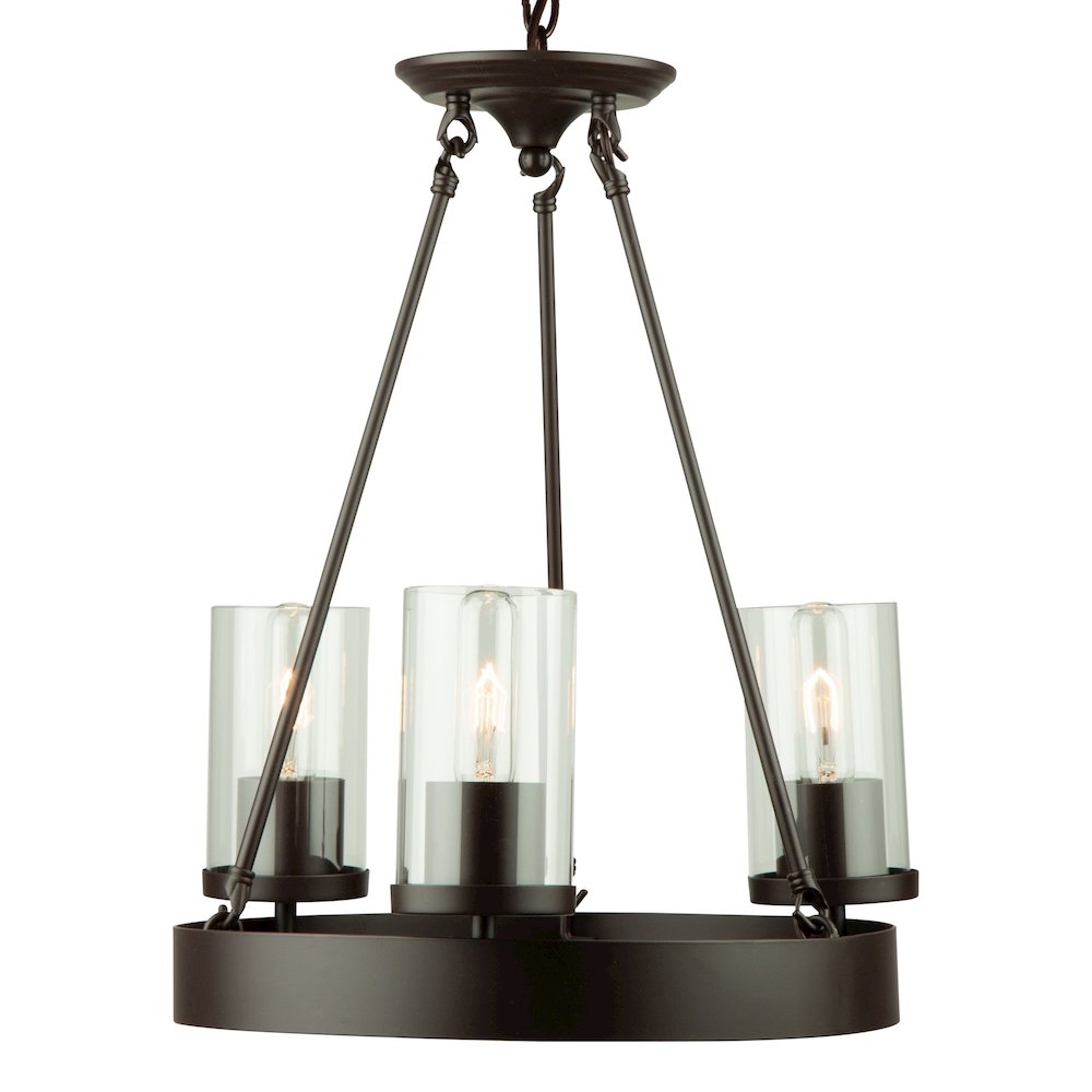 Menlo Park 3Light Chandelier. Picture 4