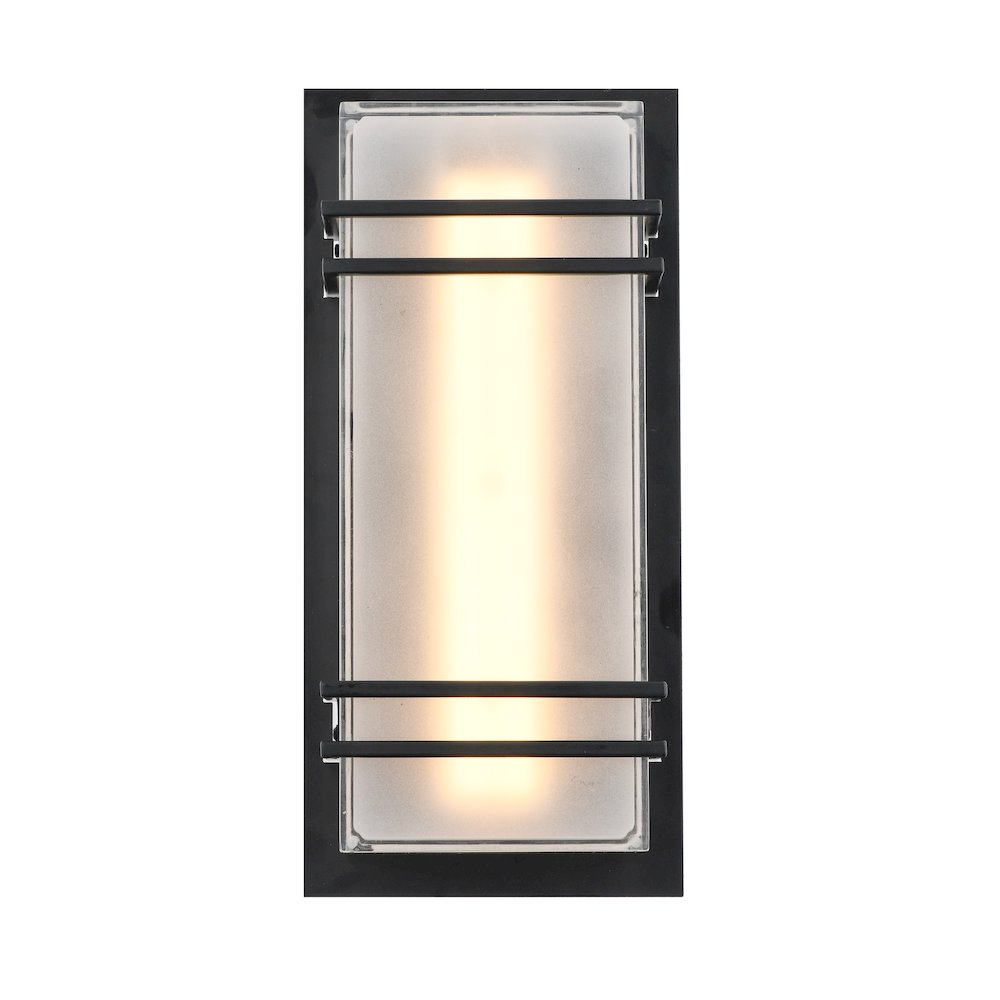 Sausalito 15W LED Outdoor Wall Light Black. Picture 1