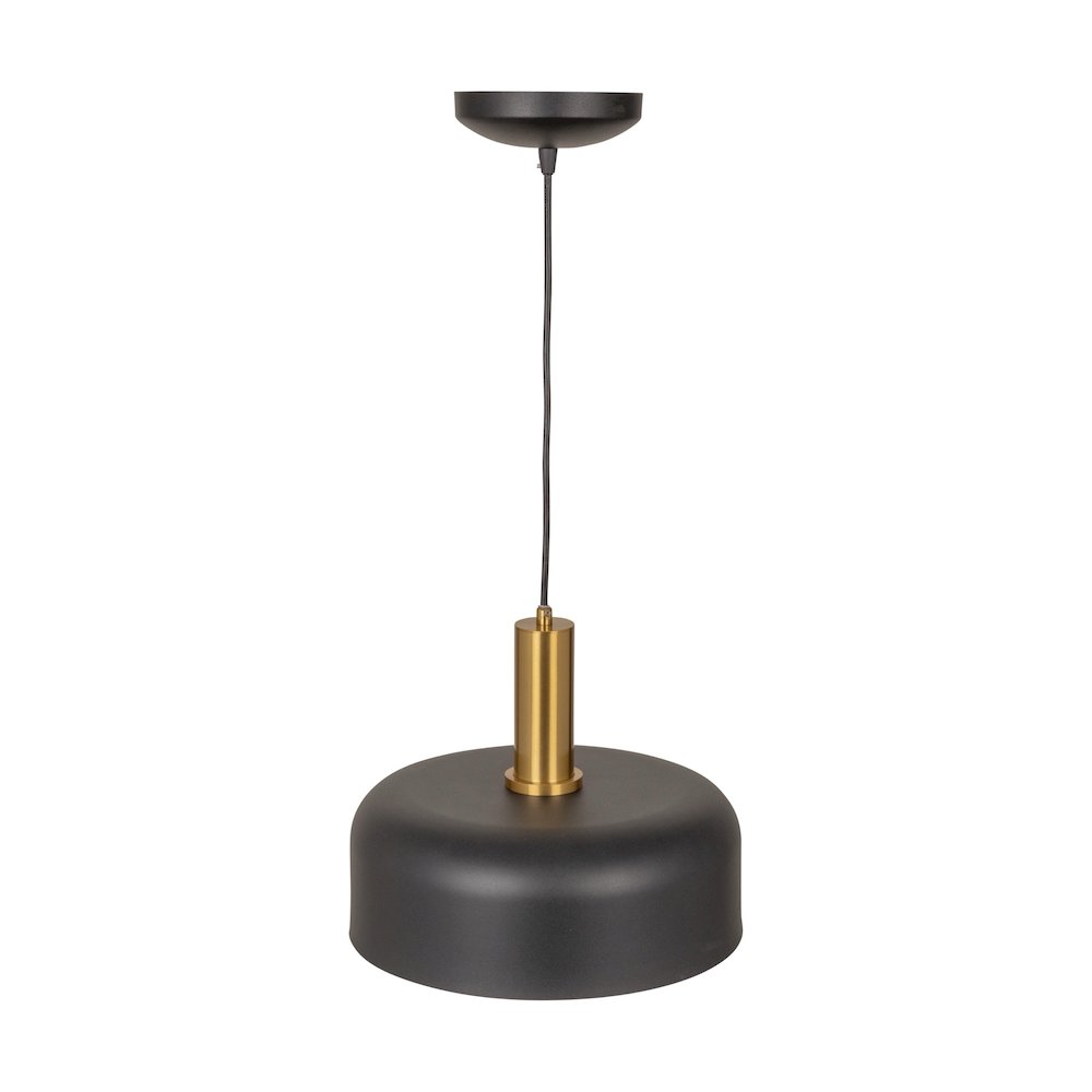 Orsa Collection 1Light Pendant Black and Brushed Brass. Picture 5