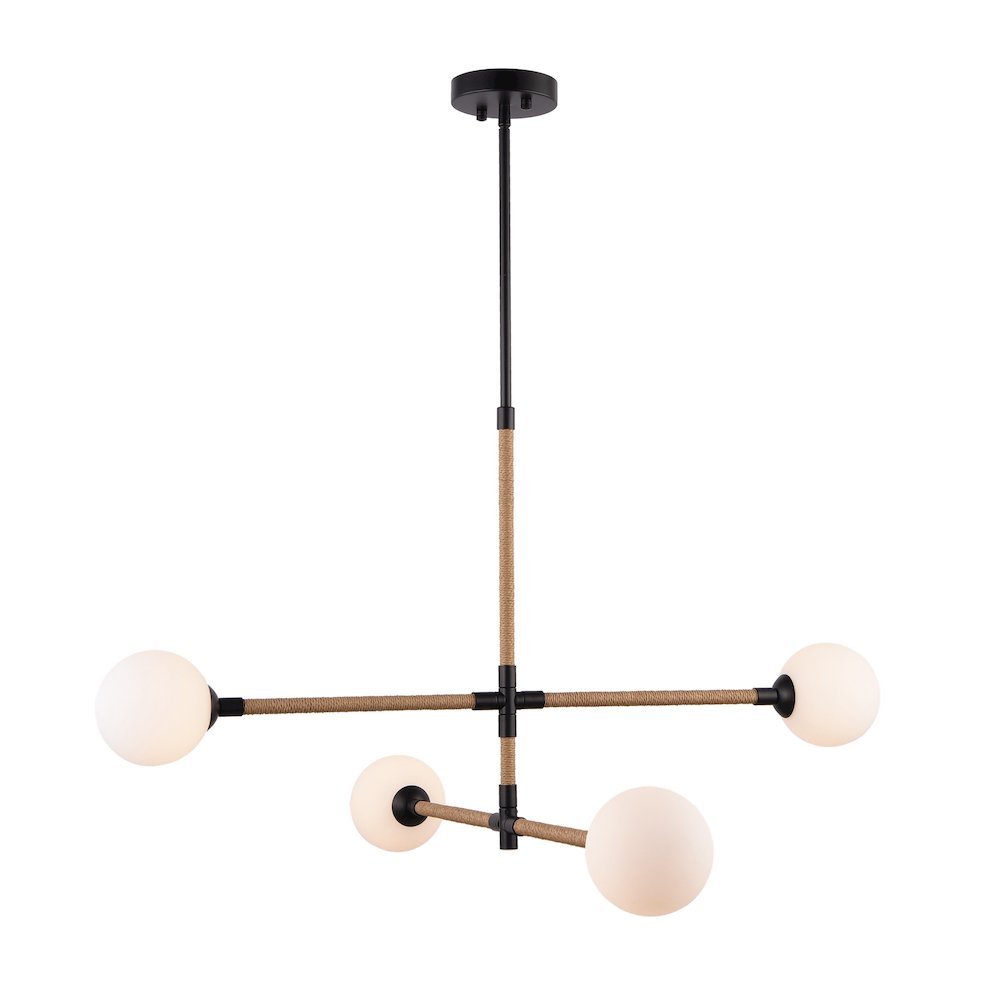 Capilano Collection 4Light Chandelier Black. Picture 6