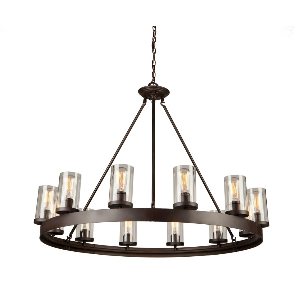 Menlo Park 12Light Chandelier. Picture 1