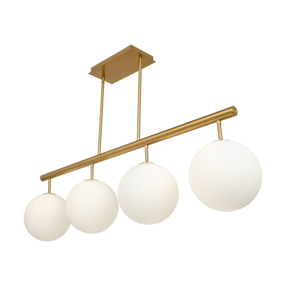 Aurelia Collection 4Light Island/Pool Table Brass. Picture 4