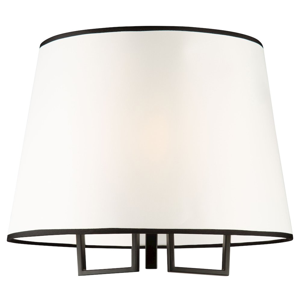 Coco 3 Light SemiFlush Mount Black and Gold. Picture 2