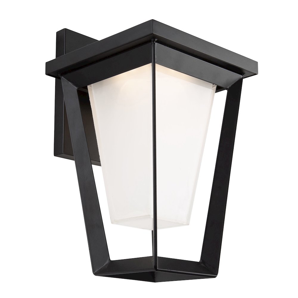 Waterbury 15W LED Outdoor Wall Light Black. Picture 1