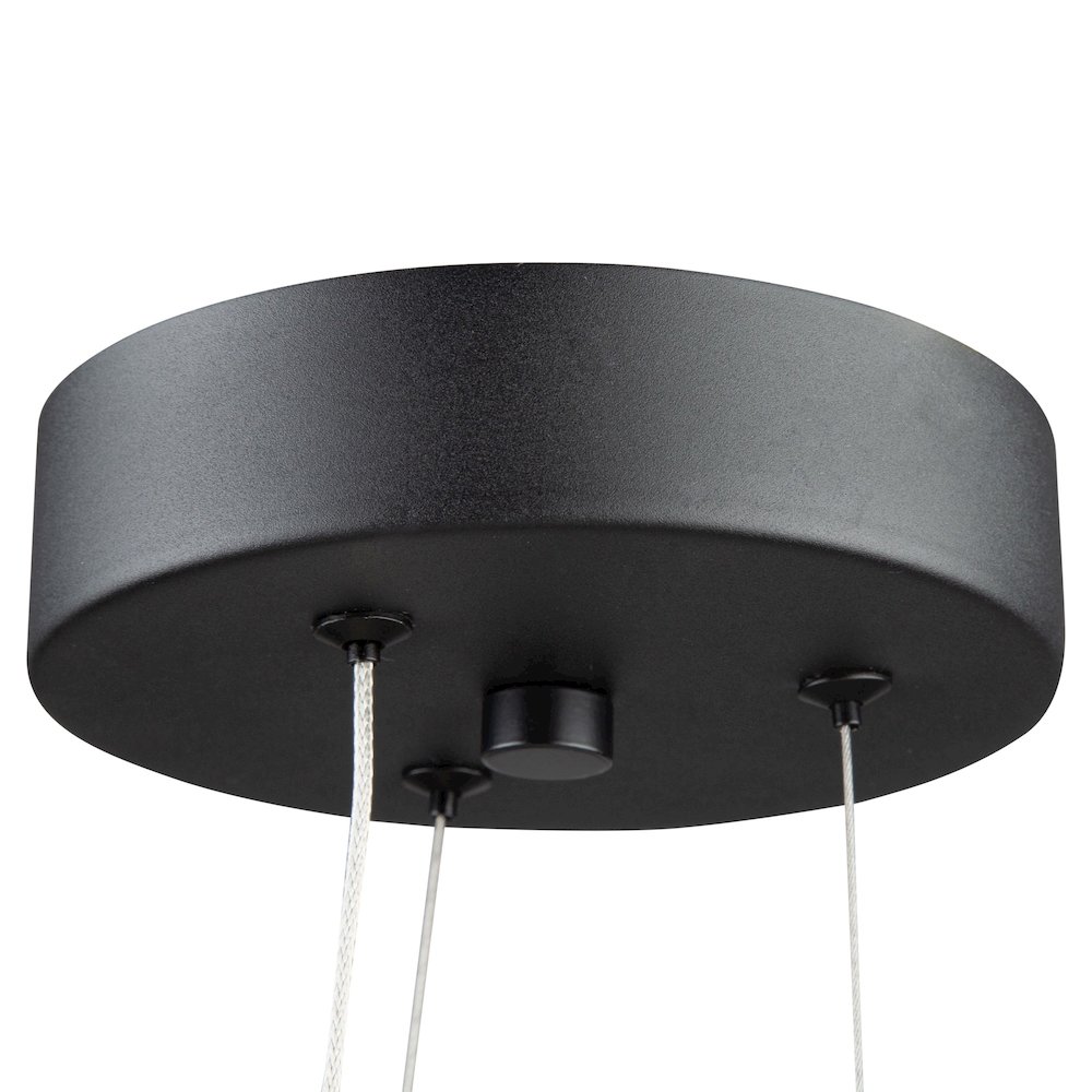 Mira 15W LED Pendant Black. Picture 6