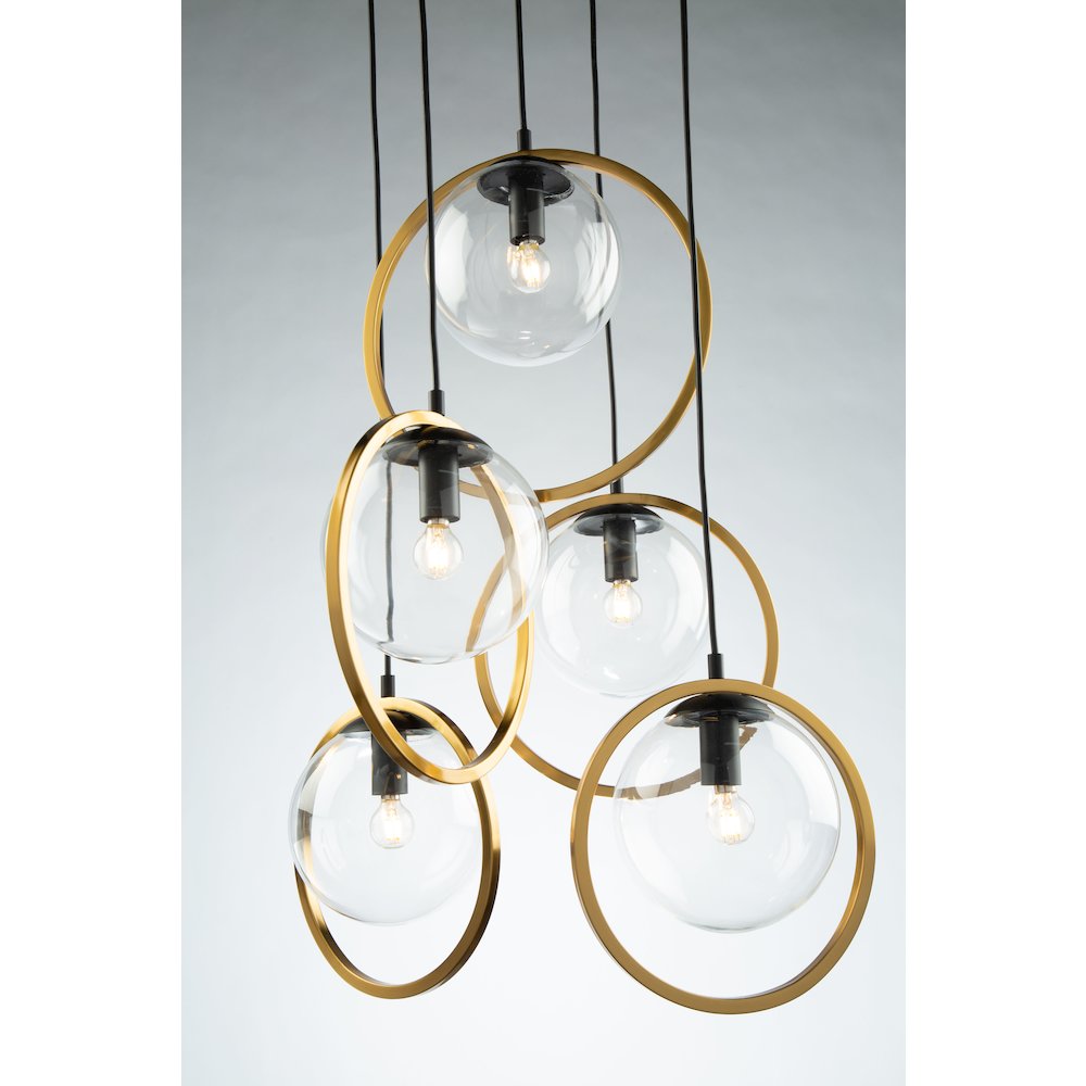 Lugano 5 Light Cord Pendant. Picture 2