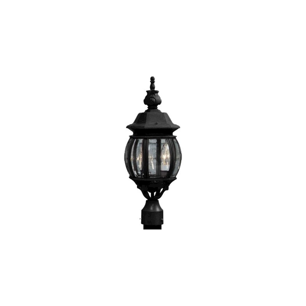 Classico 3Light Post Lighting Lantern. Picture 1