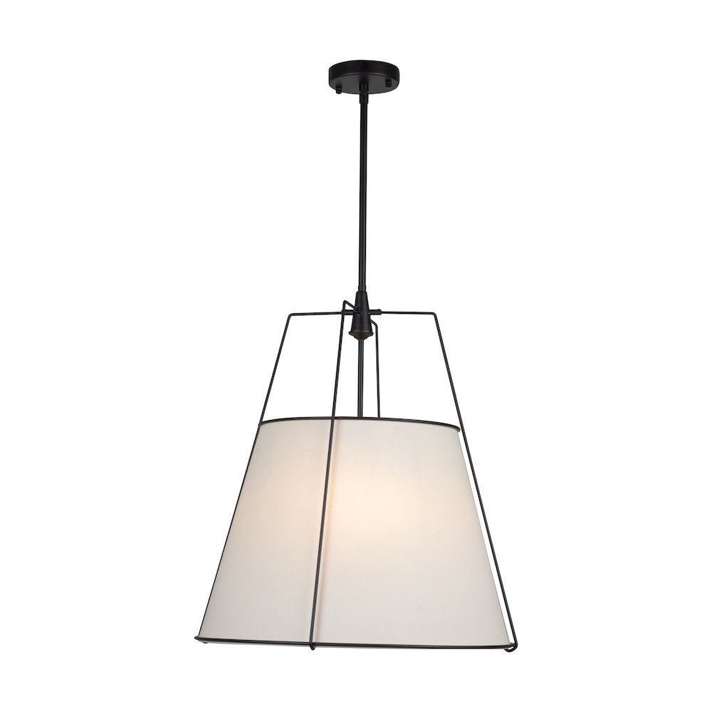 Pullman Collection 4Light Pendant Black. Picture 3