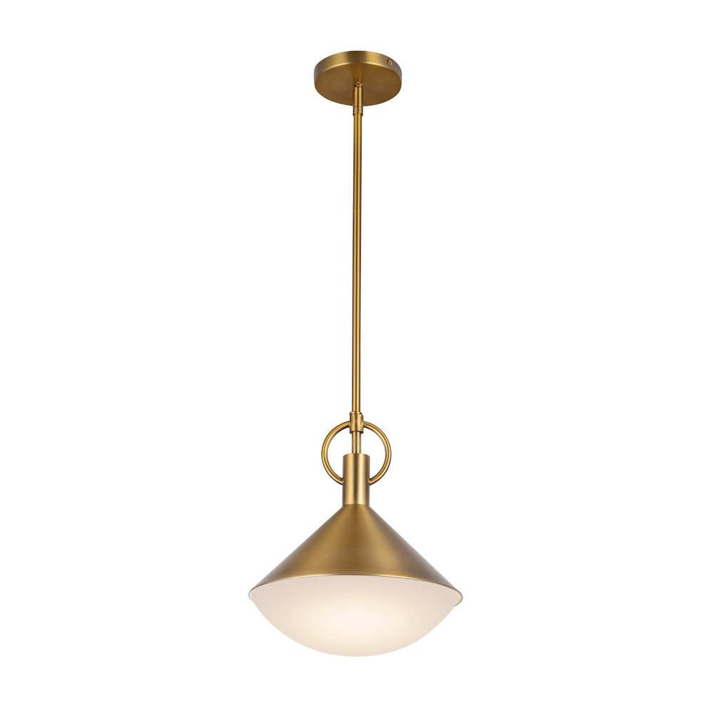 Abruzzo Collection 1Light Pendant Brass. Picture 5