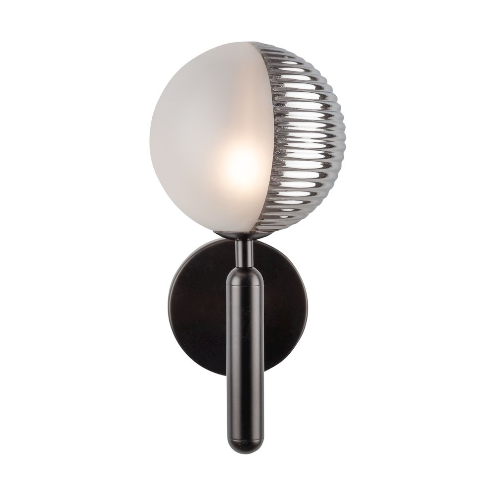 Bolla Collection 1Light Sconce Black. Picture 1