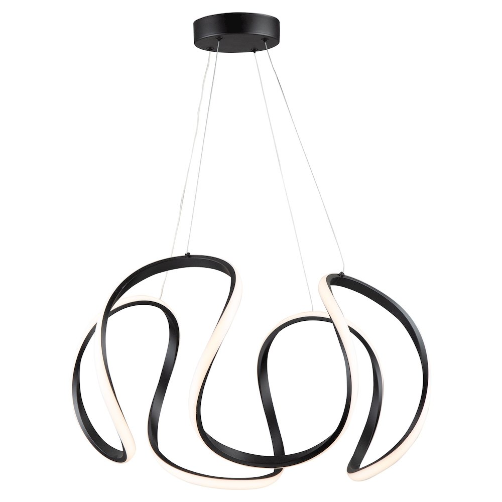Mira 40W LED Pendant Black. Picture 1
