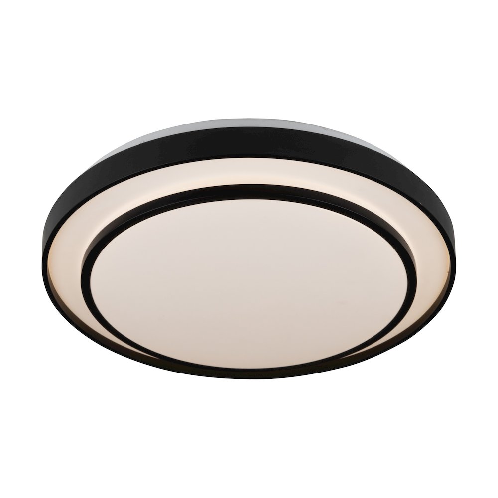 Aziza Collection 1Light 19" Flush Mount Black. Picture 3