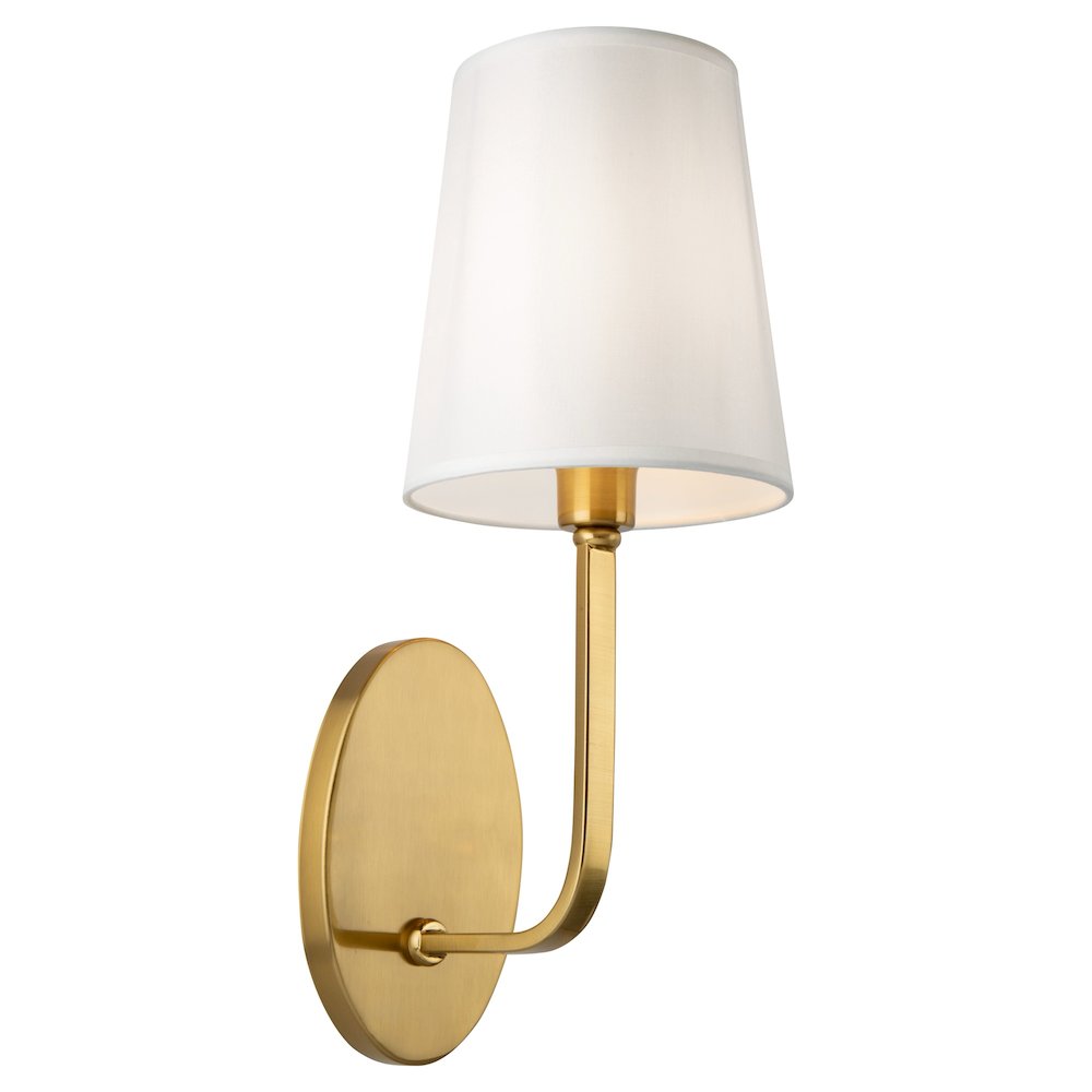Rhythm 1 Light Sconce Brushed Gold. Picture 1