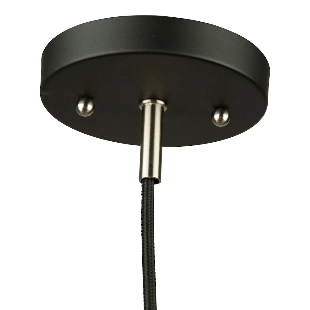 Tote 1 Light Pendant Black. Picture 4