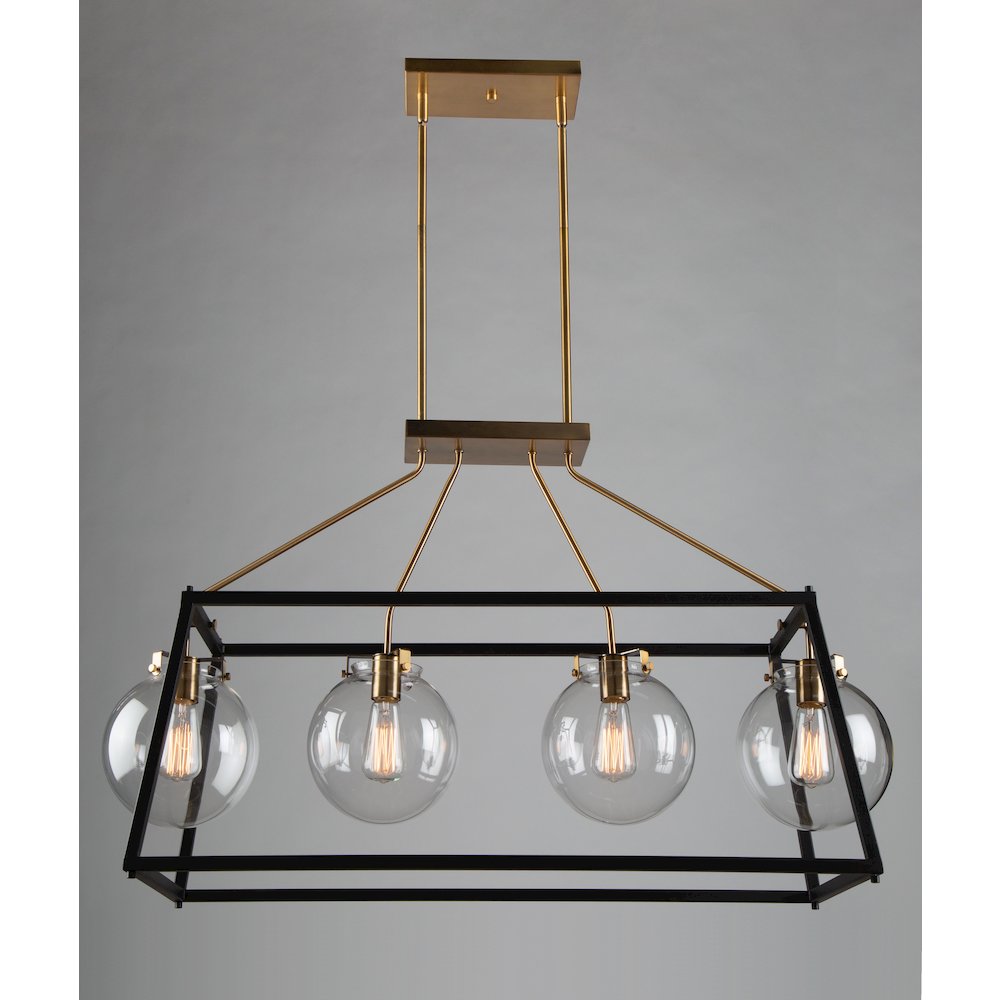 Bridegtown 4 Light Cage Pendant. Picture 2